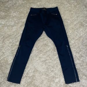Unconditional Cotton Zipper Pants